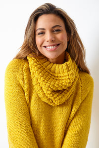 King Cole Chunky Womans Knitting Pattern - Ladies Sweaters & Cowl (6039)