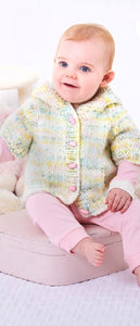 King Cole Chunky Knitting Pattern for Babies - Various Style Tops 6086