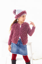 Load image into Gallery viewer, King Cole Babies Double Knit Knitting Pattern - Cardigan, Hat &amp; Blanket 6102