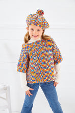 Load image into Gallery viewer, King Cole Knitting Pattern - Kids Overtop,Cardigan &amp; Beret 6139