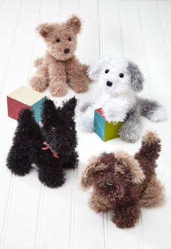 King Cole Double Knitting Pattern – Stuffed Dogs (9172)