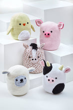 Load image into Gallery viewer, King Cole Yummy Amigurumi Crochet Pattern – Squishy Farm Animal Toys 9177