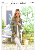 Load image into Gallery viewer, James Brett Chunky Knitting Pattern - Ladies Jacket (JB438)