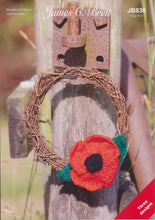 Load image into Gallery viewer, James Brett DK Knitting Pattern - Poppies (JB836)