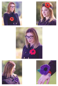 James Brett DK Knitting Pattern - Poppies (JB836)