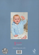 Load image into Gallery viewer, https://images.esellerpro.com/2278/I/131/513/king-cole-aran-book-3-baby-children-knitting-patterns-back.jpg