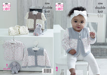 Load image into Gallery viewer, King Cole Double Knitting Pattern - Baby Cardigans (5206)